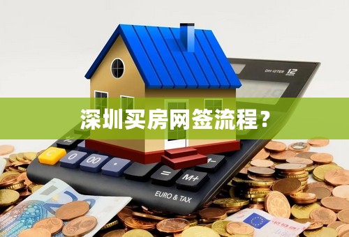 深圳买房网签流程？