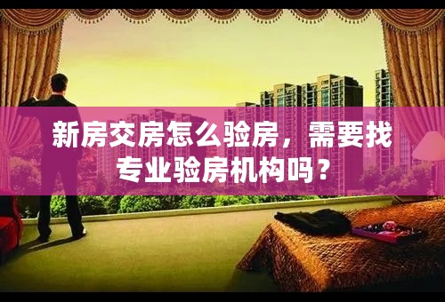 新房交房怎么验房，需要找专业验房机构吗？