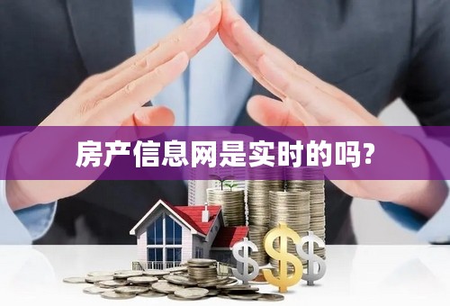 房产信息网是实时的吗?