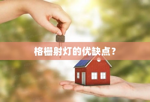格栅射灯的优缺点？