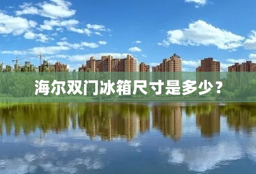 海尔双门冰箱尺寸是多少？