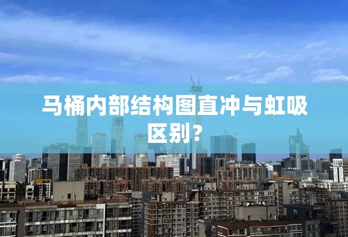 马桶内部结构图直冲与虹吸区别？