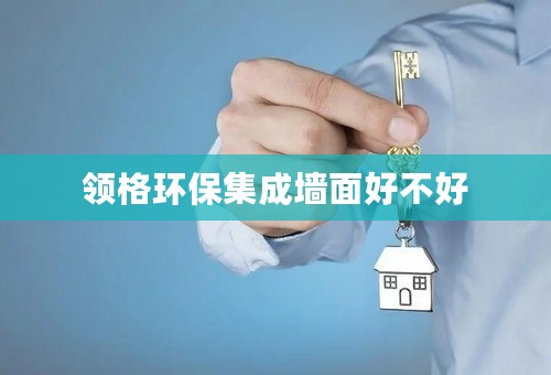 领格环保集成墙面好不好