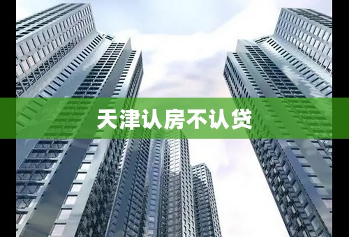 天津认房不认贷