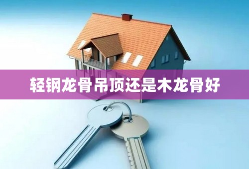 轻钢龙骨吊顶还是木龙骨好