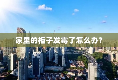 家里的柜子发霉了怎么办？
