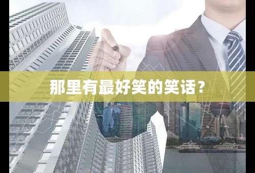 那里有最好笑的笑话？