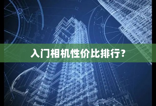 入门相机性价比排行？