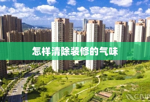 怎样清除装修的气味