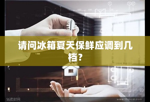 请问冰箱夏天保鲜应调到几档？