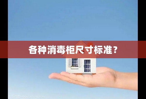 各种消毒柜尺寸标准？