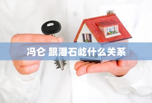 冯仑 跟潘石屹什么关系