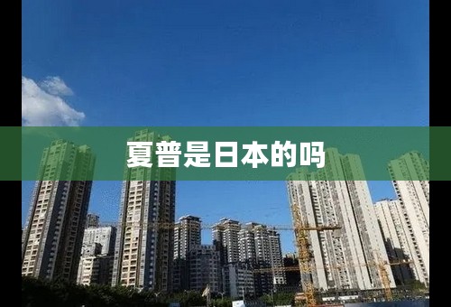 夏普是日本的吗