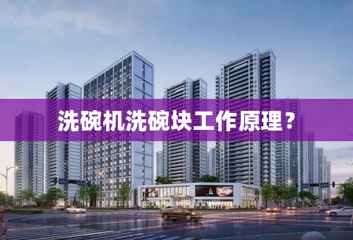 洗碗机洗碗块工作原理？
