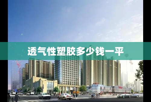 透气性塑胶多少钱一平