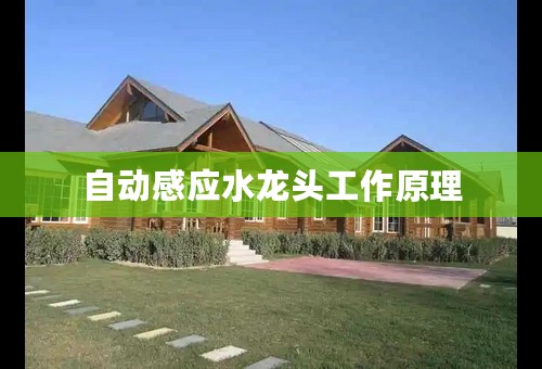 自动感应水龙头工作原理