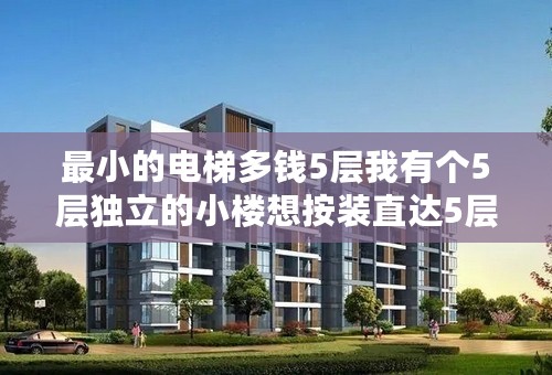 最小的电梯多钱5层我有个5层独立的小楼想按装直达5层的小电梯也要价格最低的请问有吗?