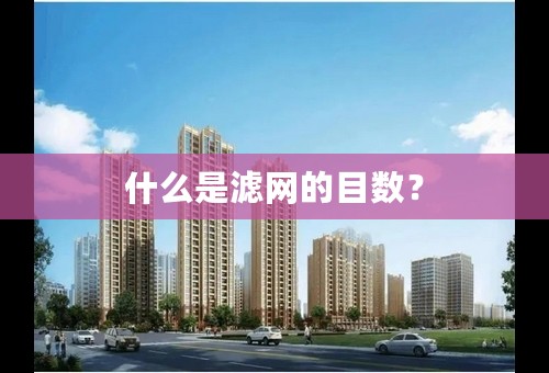 什么是滤网的目数？