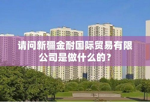 请问新疆金耐国际贸易有限公司是做什么的？