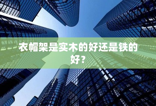 衣帽架是实木的好还是铁的好？