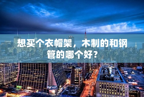 想买个衣帽架，木制的和钢管的哪个好？