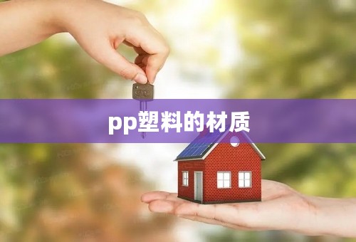 pp塑料的材质