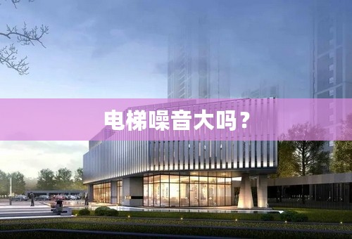 电梯噪音大吗？