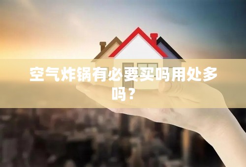 空气炸锅有必要买吗用处多吗？
