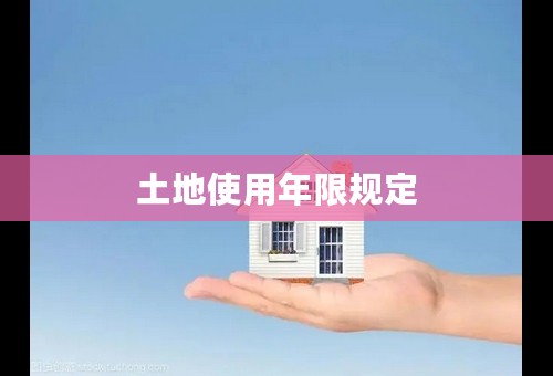 土地使用年限规定