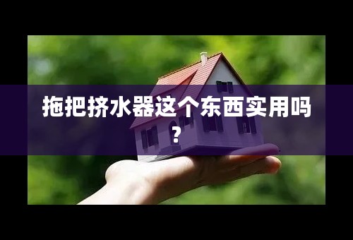拖把挤水器这个东西实用吗?