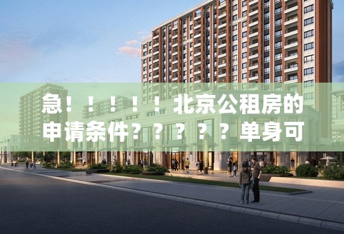 急！！！！！北京公租房的申请条件？？？？？单身可以申请吗？还是满30岁？？
