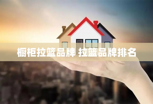 橱柜拉篮品牌 拉篮品牌排名