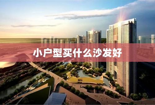 小户型买什么沙发好
