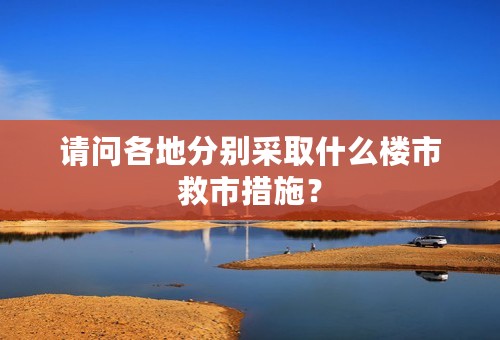 请问各地分别采取什么楼市救市措施？