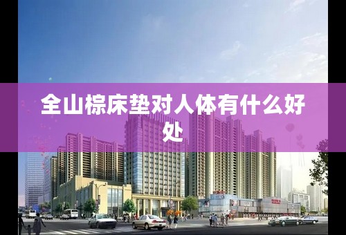 全山棕床垫对人体有什么好处