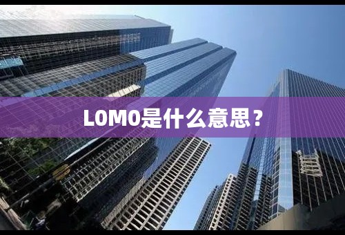 L0M0是什么意思？