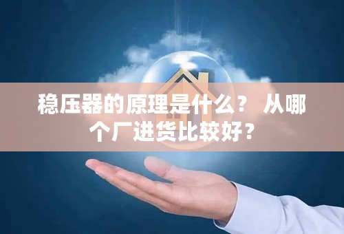 稳压器的原理是什么？ 从哪个厂进货比较好？