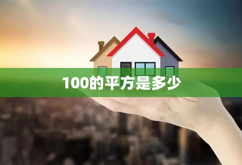 100的平方是多少
