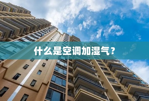 什么是空调加湿气？