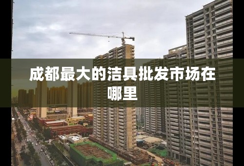 成都最大的洁具批发市场在哪里