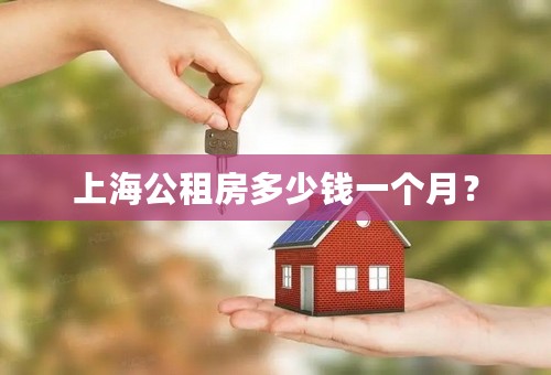 上海公租房多少钱一个月？