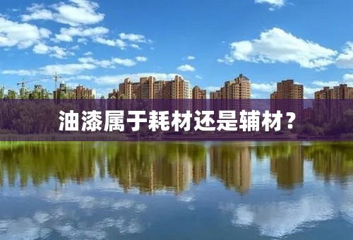 油漆属于耗材还是辅材？