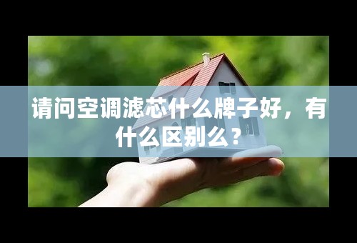 请问空调滤芯什么牌子好，有什么区别么？