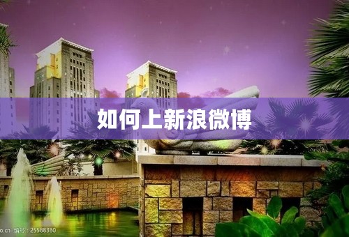 如何上新浪微博