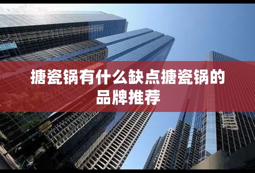 搪瓷锅有什么缺点搪瓷锅的品牌推荐