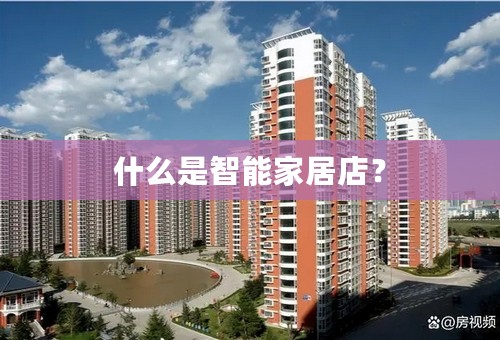 什么是智能家居店？