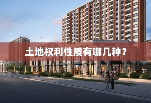 土地权利性质有哪几种？