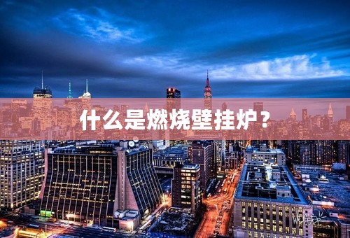 什么是燃烧壁挂炉？