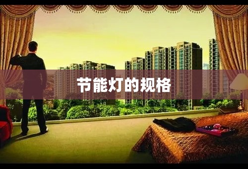 节能灯的规格