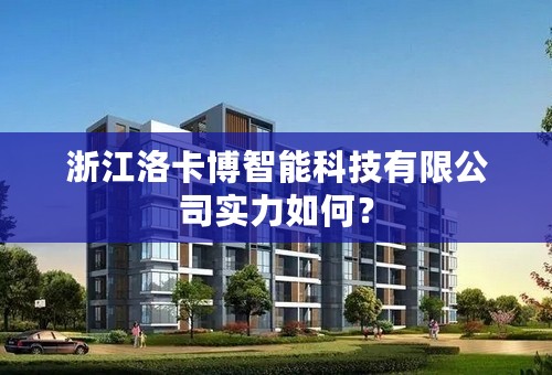 浙江洛卡博智能科技有限公司实力如何？